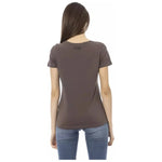 Trussardi Action Brown Cotton Women Top TR-23097-S