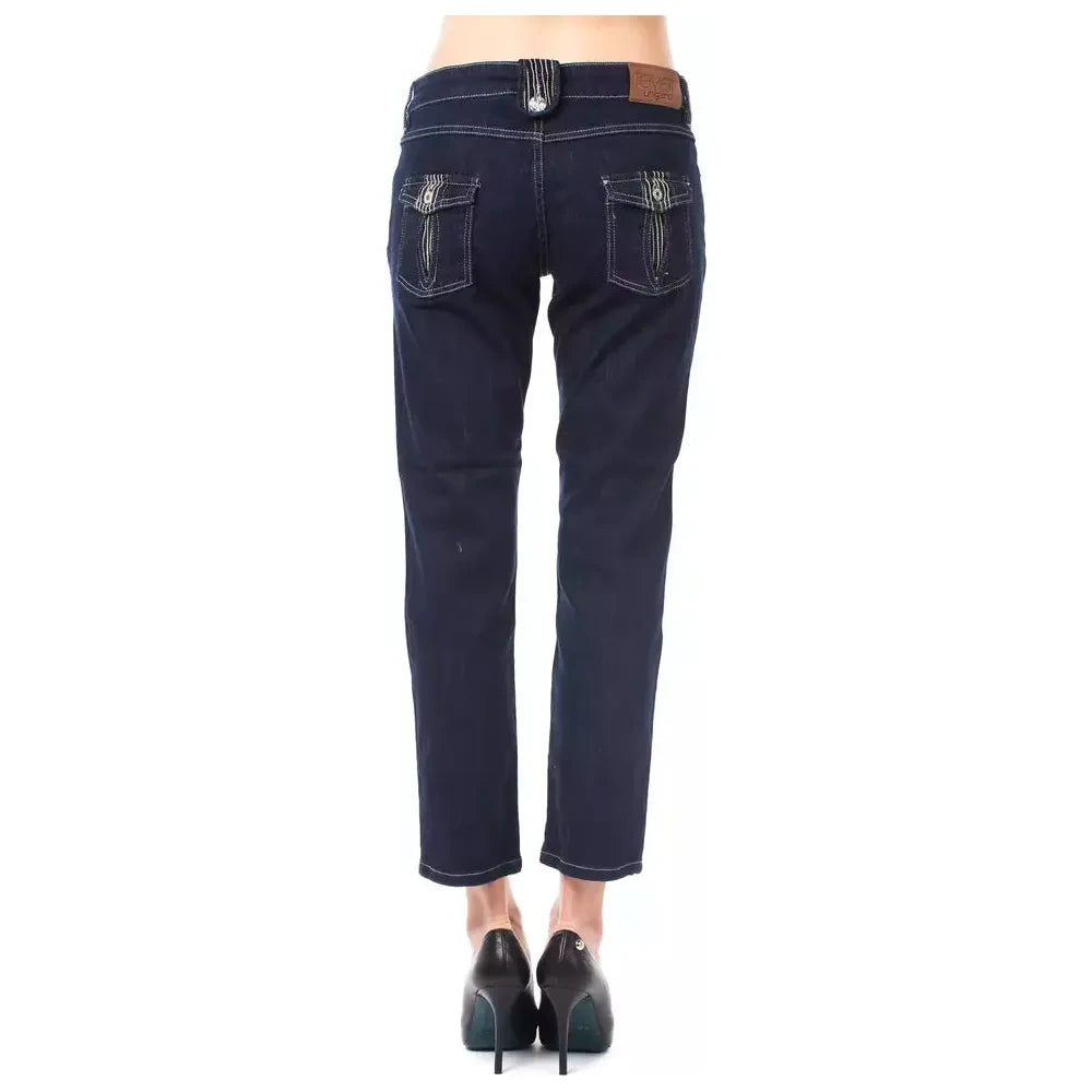 Ungaro Fever Blue Cotton Women Jeans