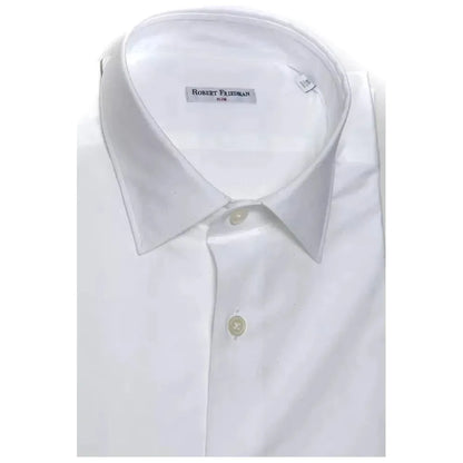 Robert Friedman White Cotton Men Shirt