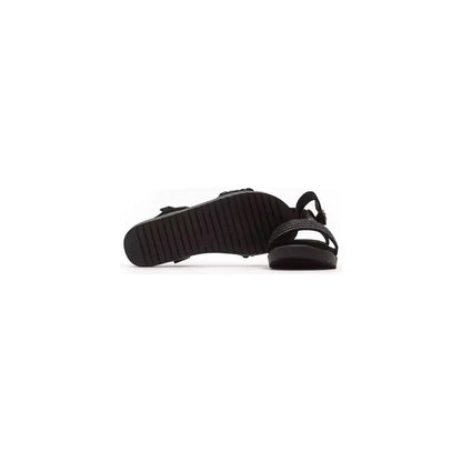 Péché Originel Black Textile Women Sandal