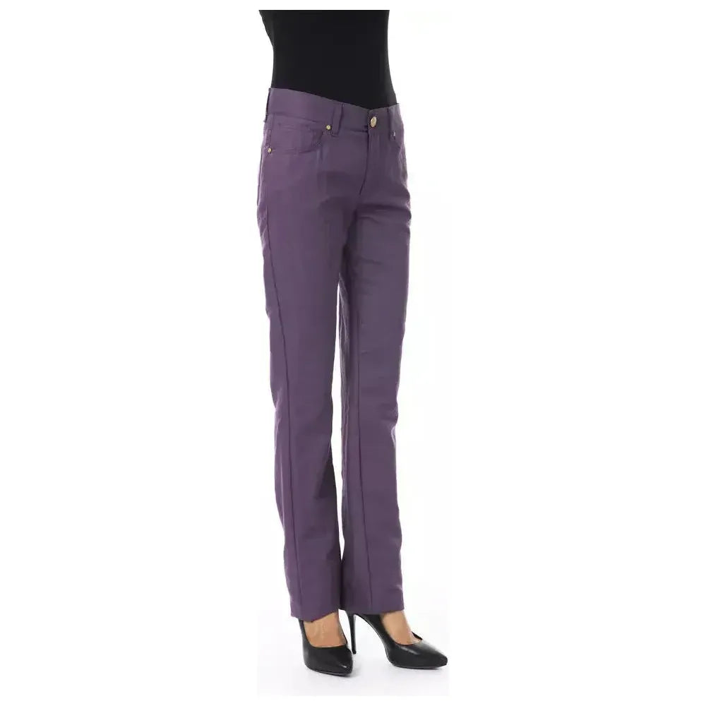 BYBLOS Purple Cotton Pant