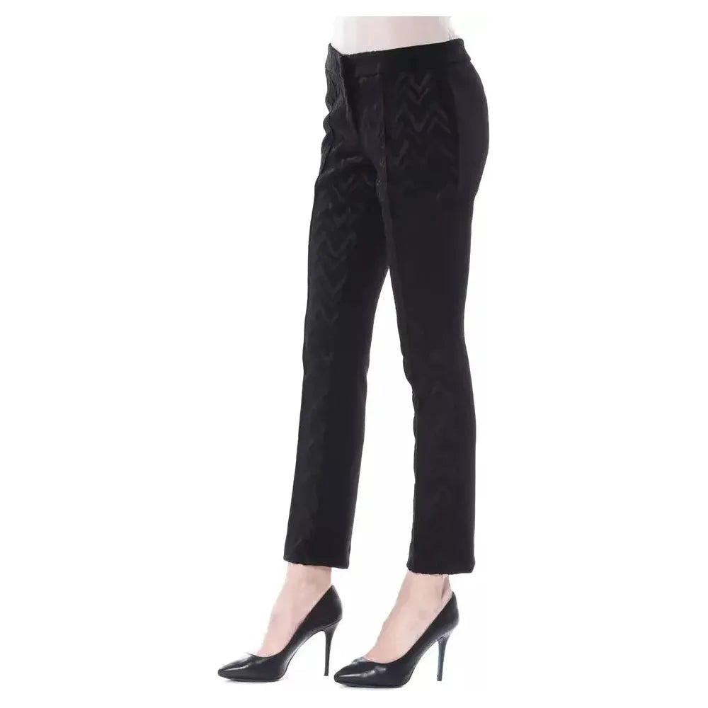 BYBLOS Black Marabou Women's Pants