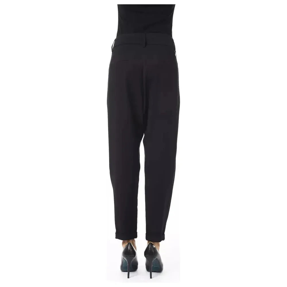 BYBLOS Black Polyester Pant
