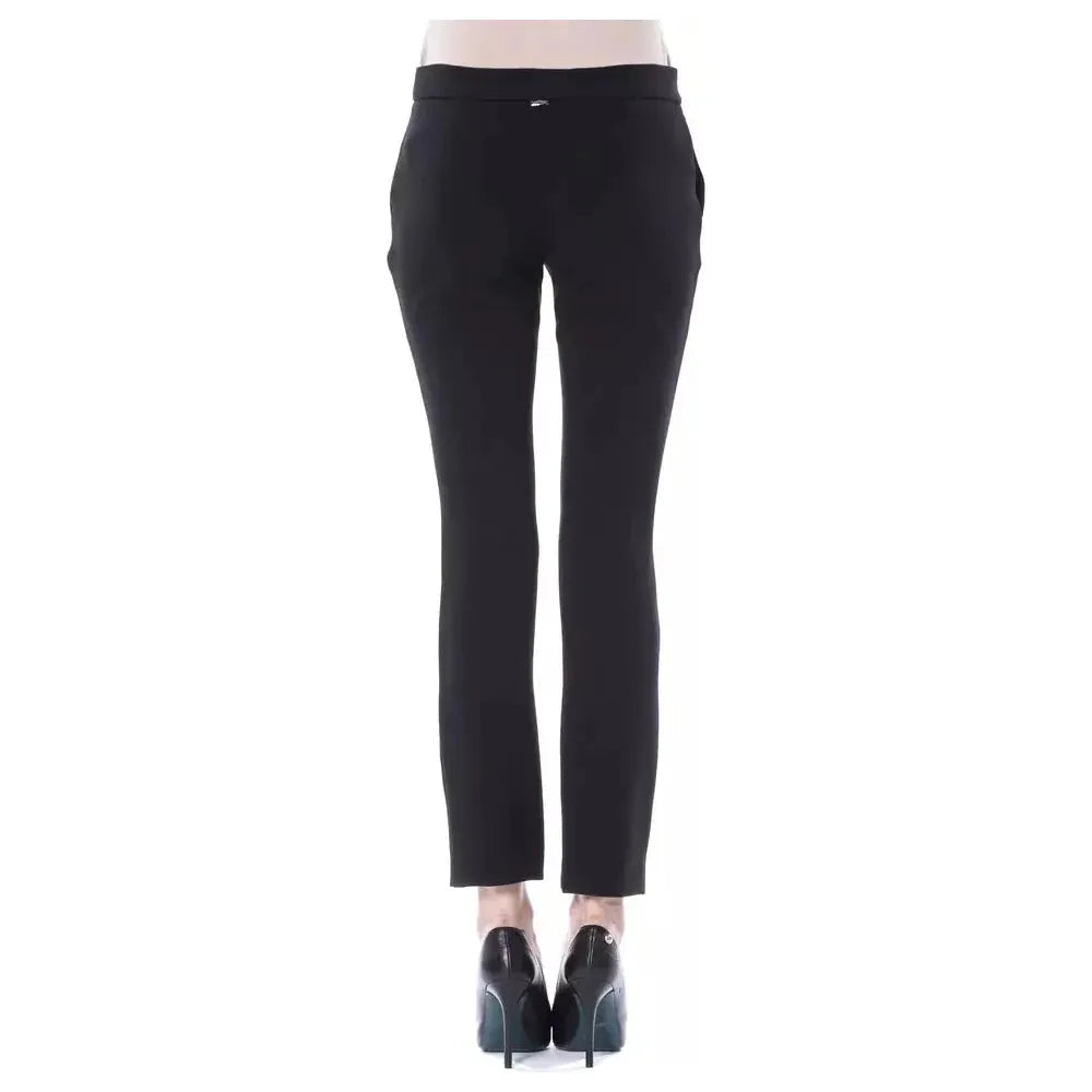 BYBLOS Black Polyester Women Pants BY-17642-IT38 | XS