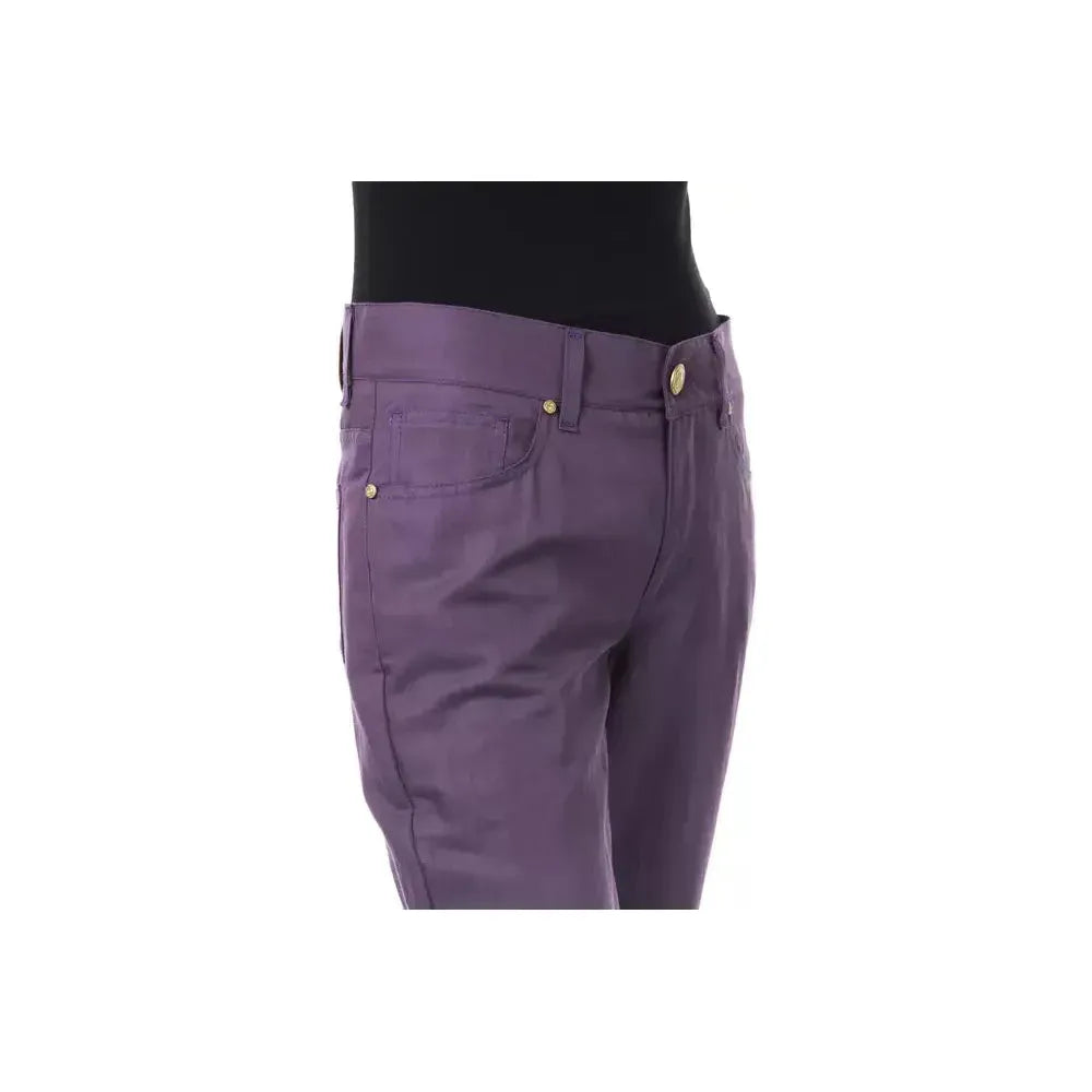BYBLOS Purple Cotton Pant