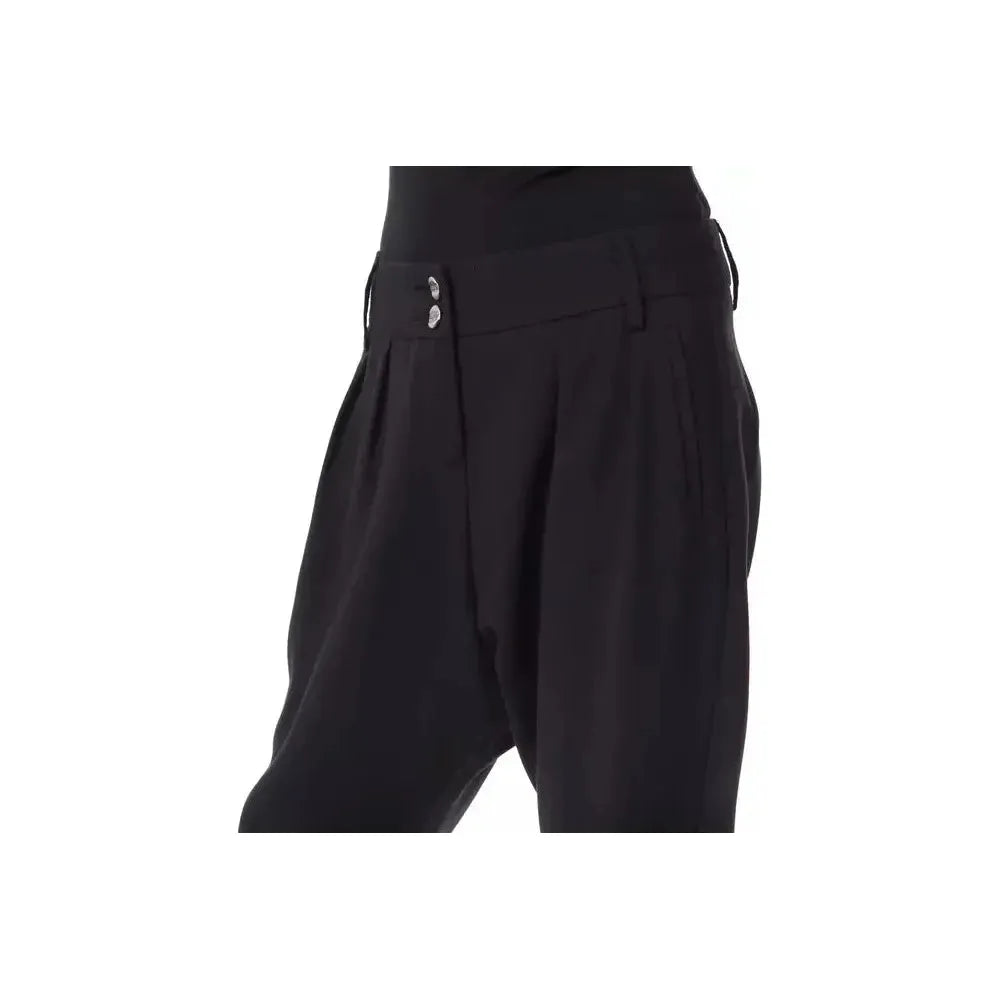 BYBLOS Black Polyester Pant