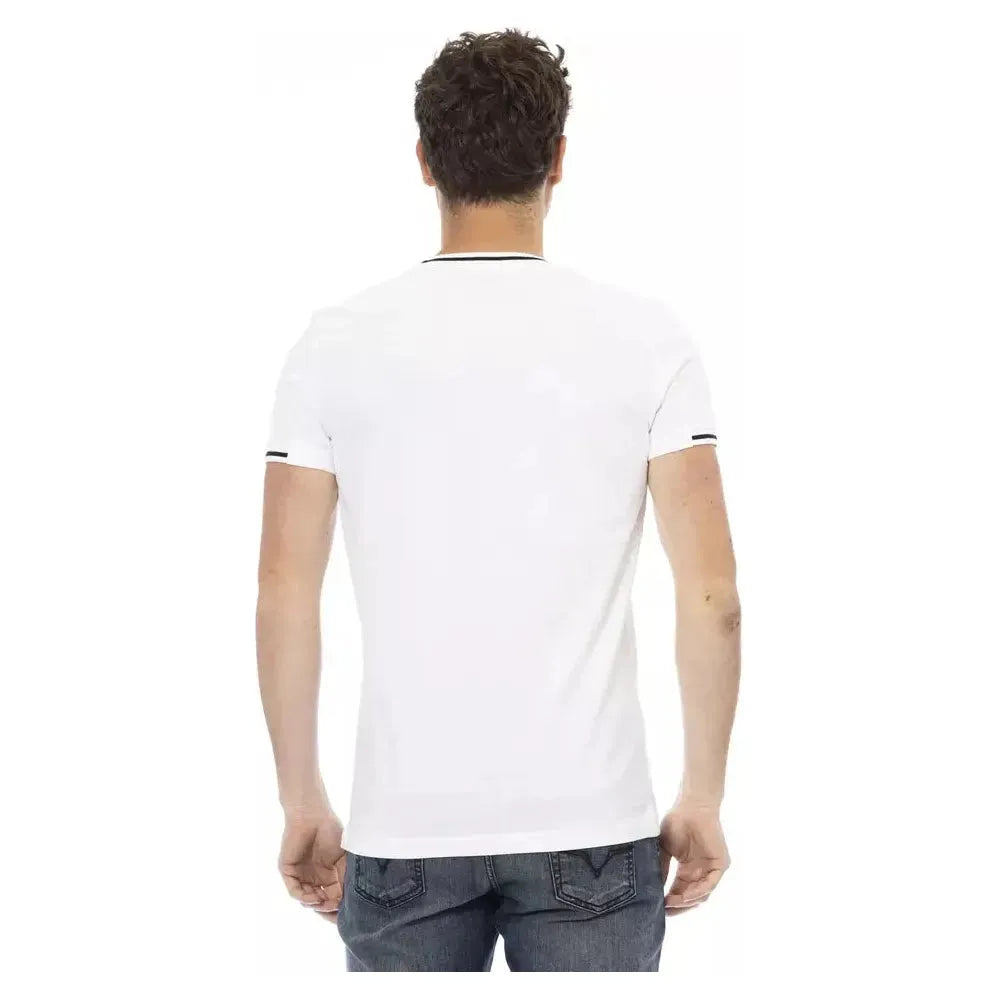 Trussardi Action White Cotton Men's T-Shirt