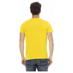 Trussardi Action Yellow Cotton Men T-Shirt TR-22717-M