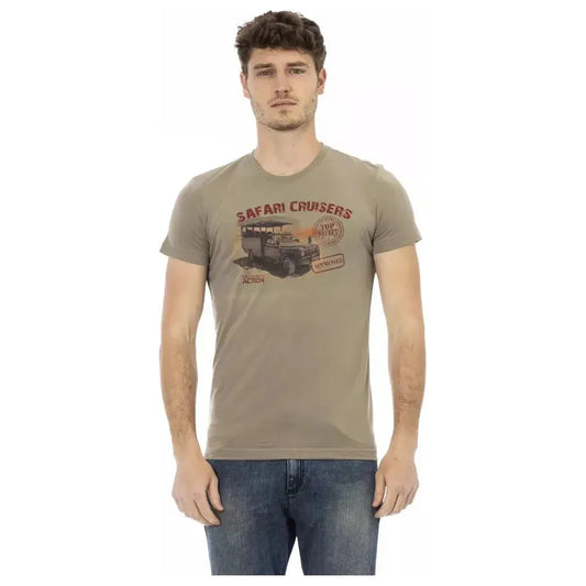 Trussardi Action Green Cotton Men's T-Shirt