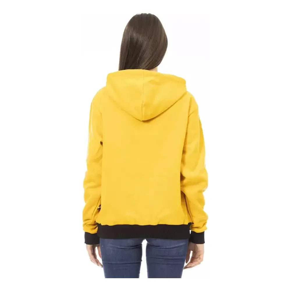 Baldinini Trend Yellow Cotton Sweatshirt