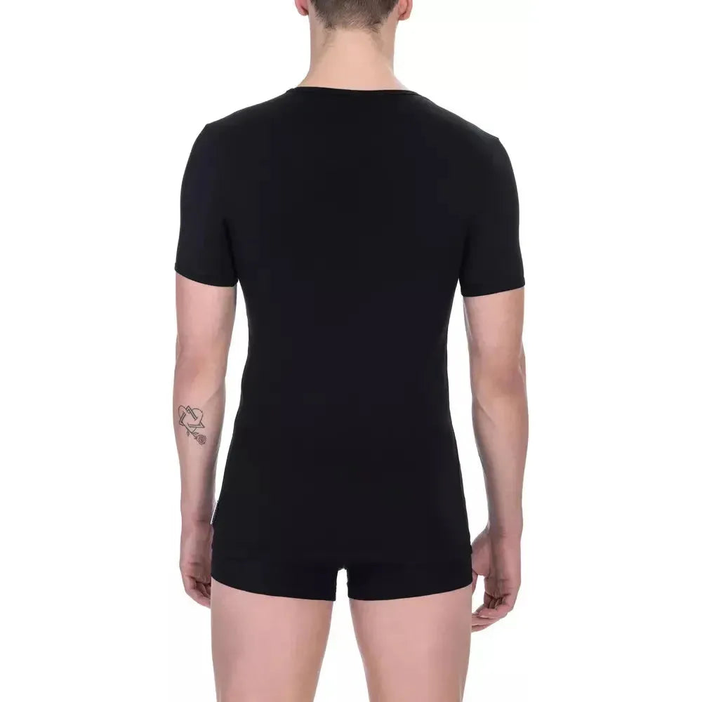 Bikkembergs Black Cotton Men's T-Shirt