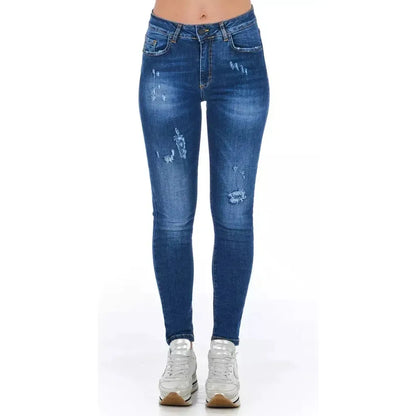 Frankie Morello Blue Denim Women's Jeans
