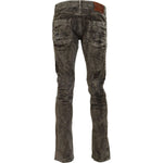 Acht Gray Washed Cotton Corduroy Slim Fit Men Jeans PAN74128 - 48