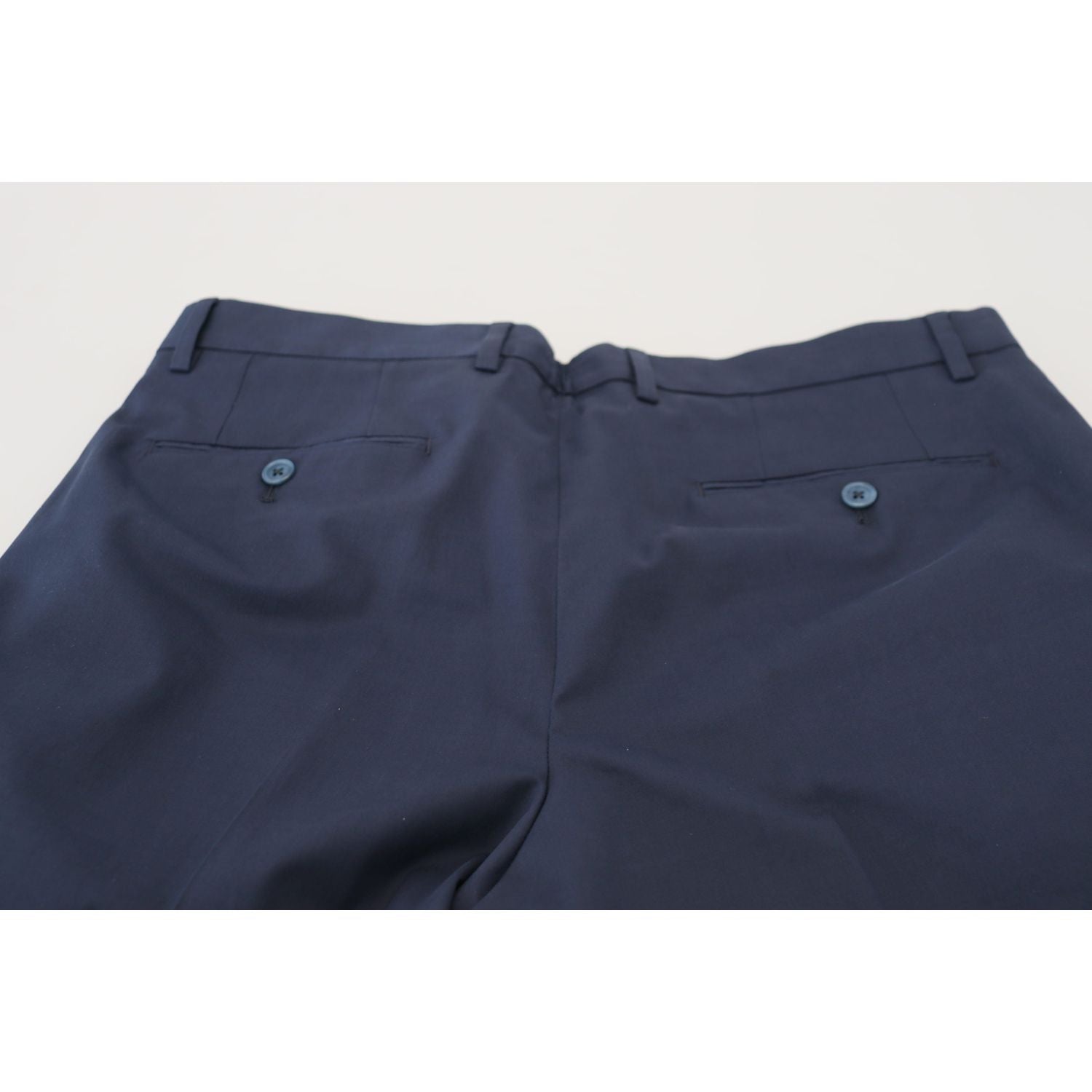 Dolce & Gabbana Blue Chinos Cotton Stretch Casual Shorts