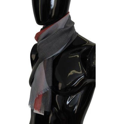 Costume National Multicolor Cotton Shawl Wrap Scarf