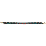Dolce & Gabbana Green Crystals Leather Bag Shoulder Strap