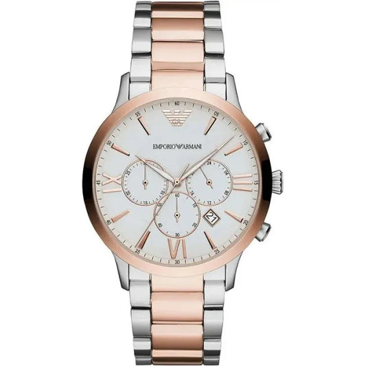 Emporio Armani Elegant Two-Tone Timepiece for Men 4013496294521