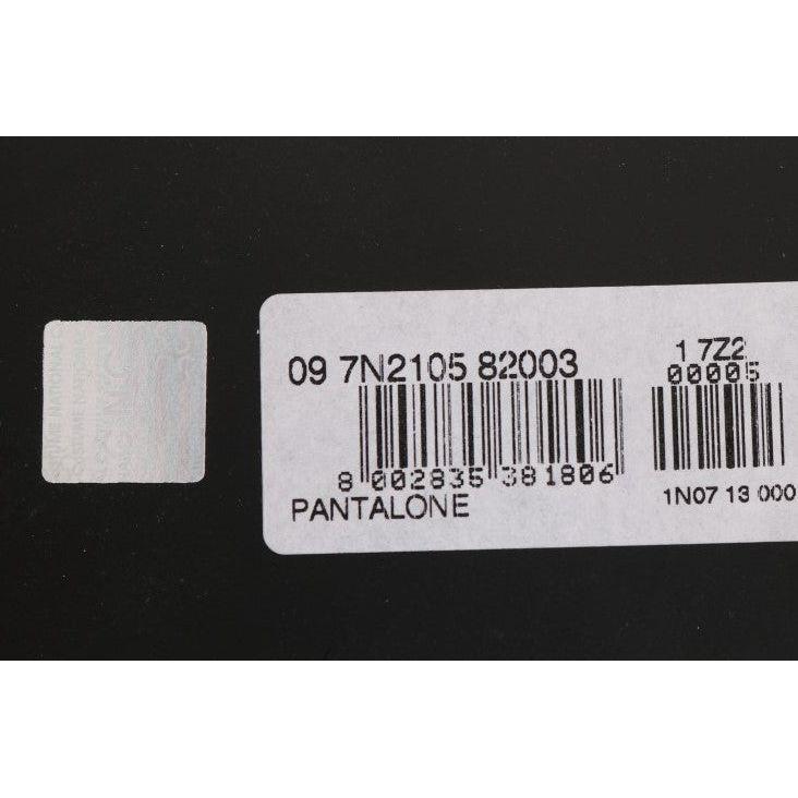 Costume National Black Slim Fit Cotton Stretch Pants Jeans & Pants