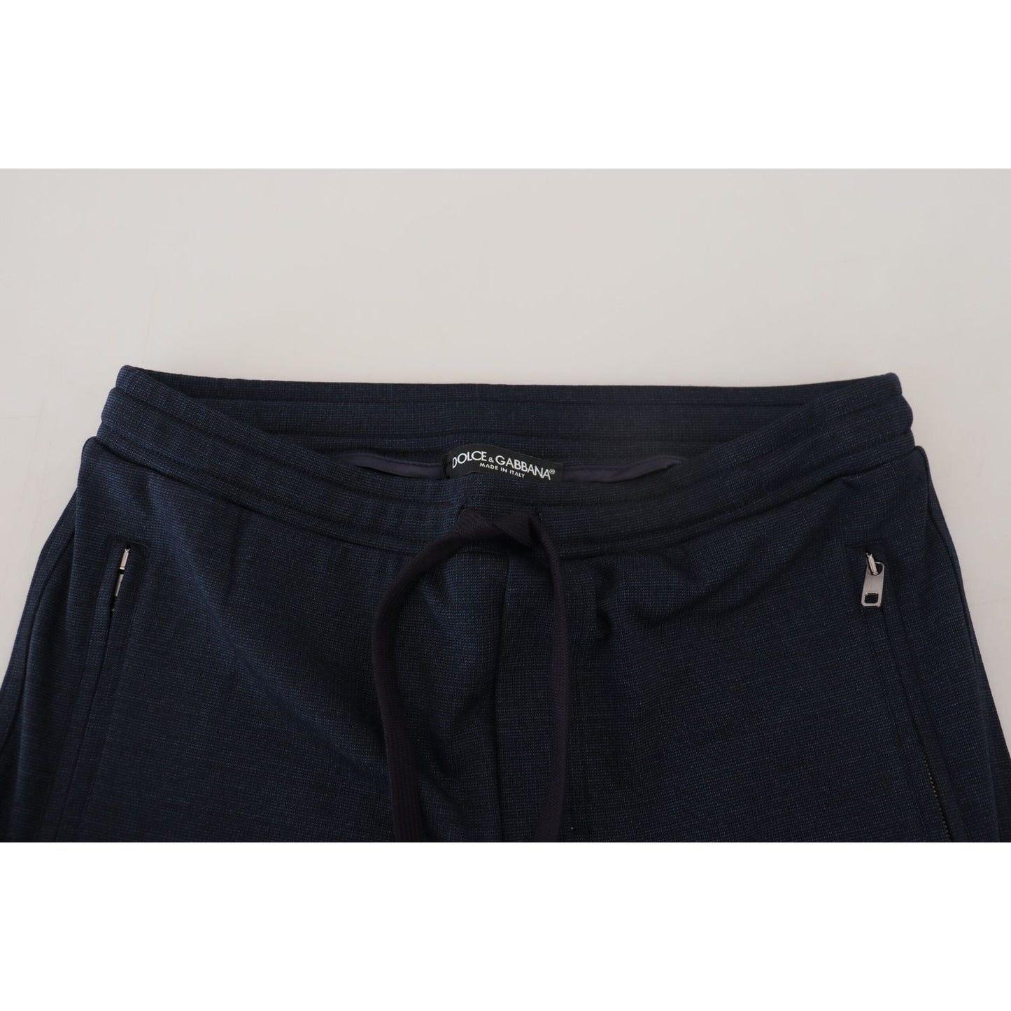 Dolce & Gabbana Blue Mens Sport Cotton Sweatpants Pants
