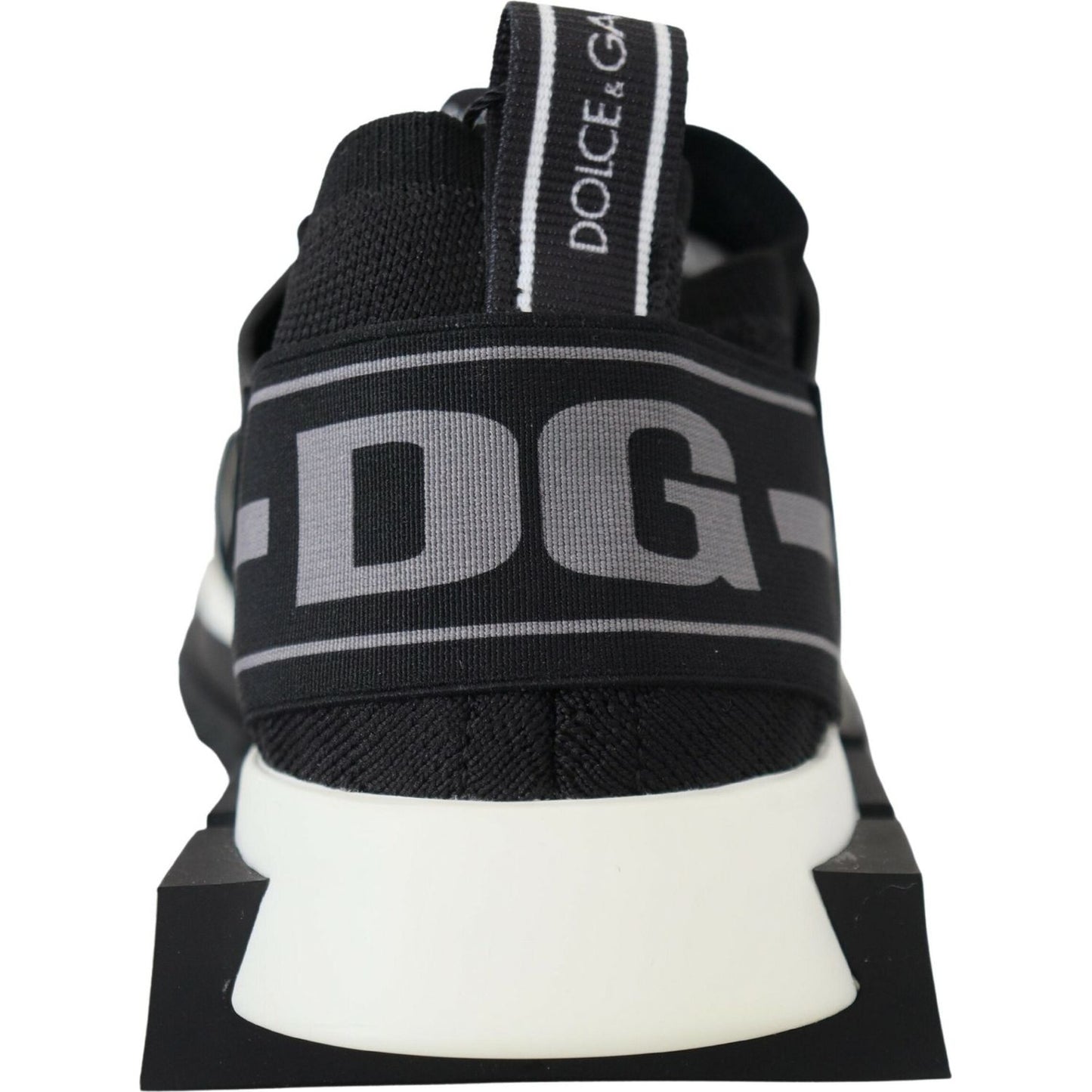 Dolce & Gabbana Black Mesh Sorrento Trekking Sneakers Shoes LA10186- 35.5