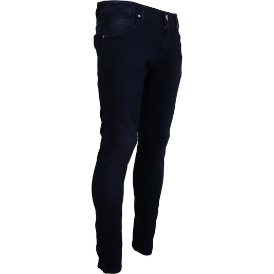 Acht Blue Cotton Tapered Slim Fit Men Casual Denim Jeans PAN74678-46