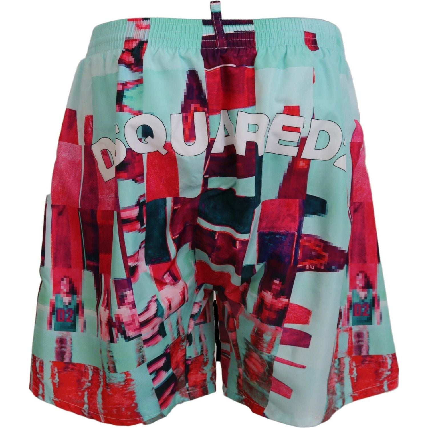 شورت سباحة بوكسر مطبوع متعدد الألوان من Dsquared²