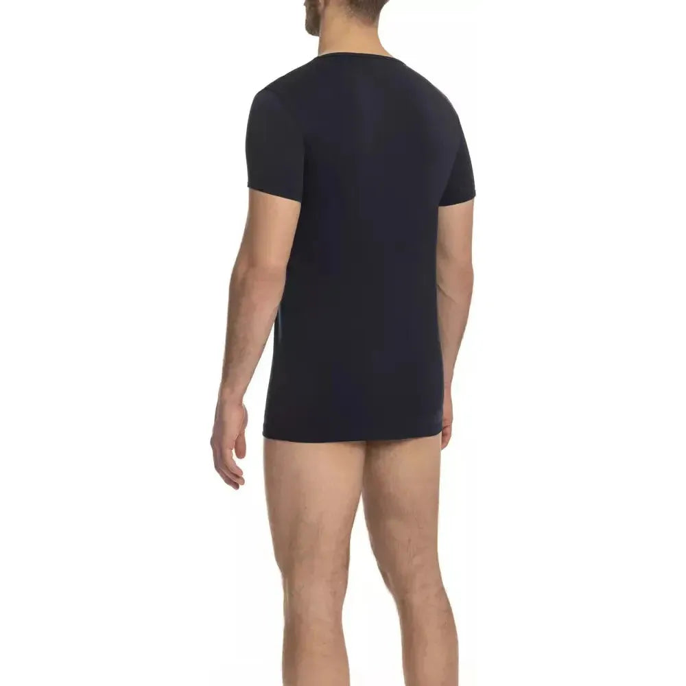 Cavalli Class Blue Cotton Men's T-Shirt