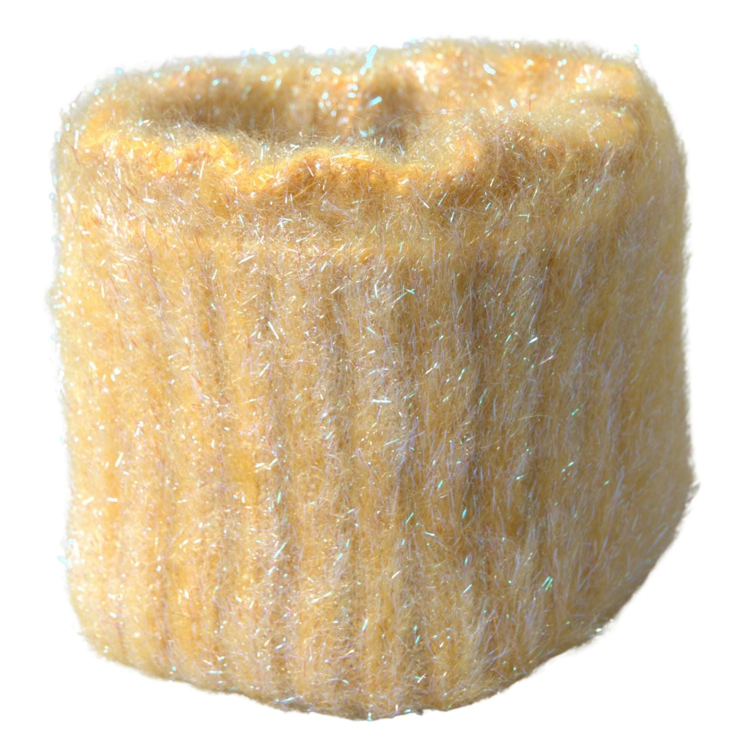 Dolce & Gabbana Yellow Polyester Mohair Fiber Neck Wrap Scarf