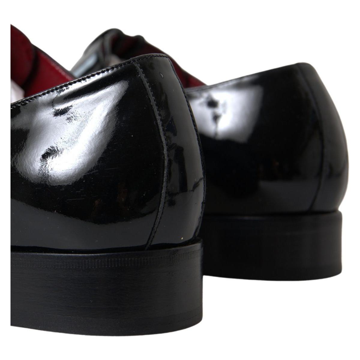 Dolce & Gabbana Black Patent Leather Formal Shoes