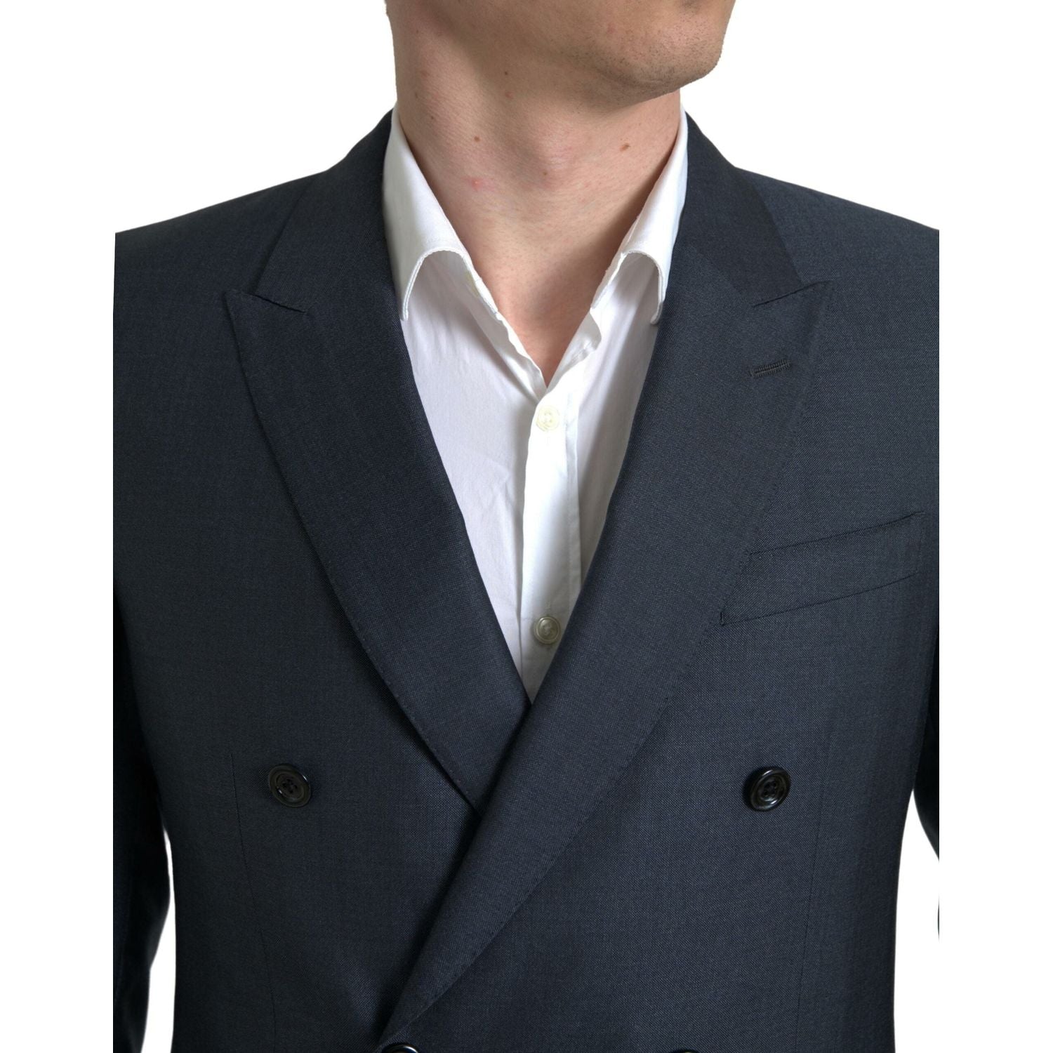 Dolce & Gabbana Blue 2 Piece Double Breasted MARTINI Suit