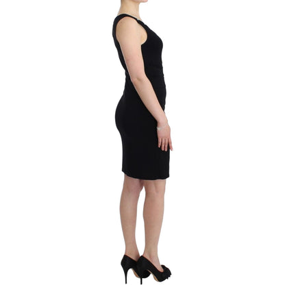 Roccobarocco Black pencil sheath dress