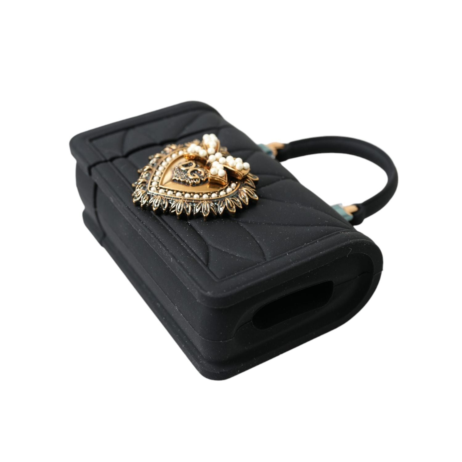 Front view with bag zipped and handles upright.