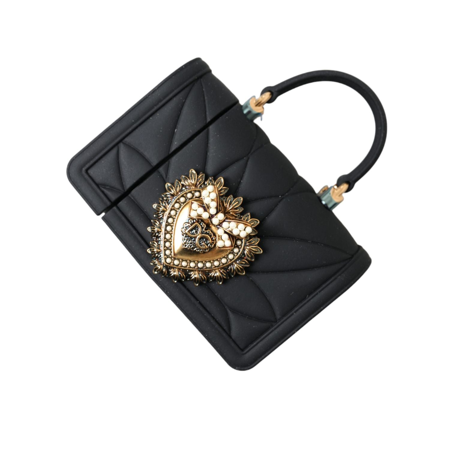 Front view with bag zipped and handles upright.