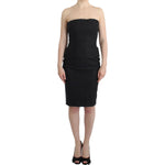 Cavalli Gray strapless dress SIG11813-2