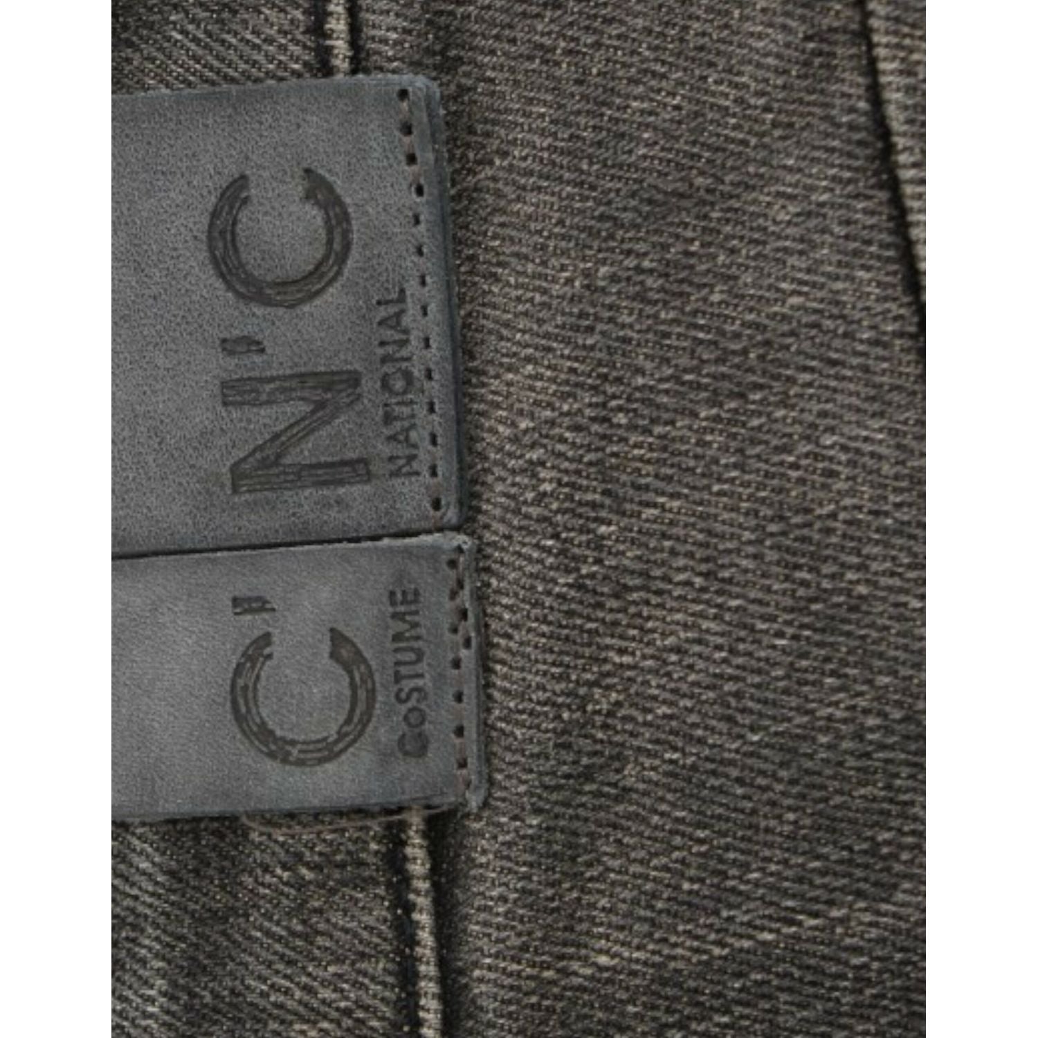 Costume National Gray distressed jeans