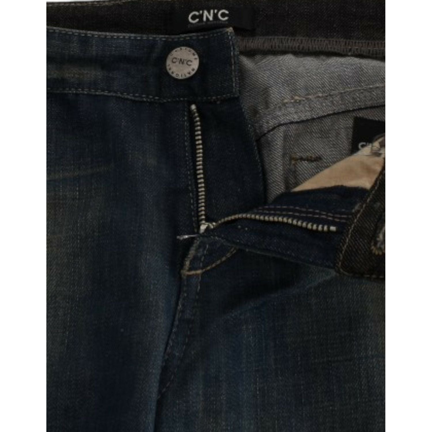 Costume National Blue straight leg jeans