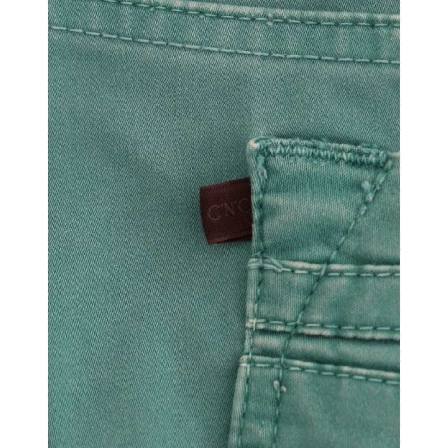 Costume National Green straight leg jeans