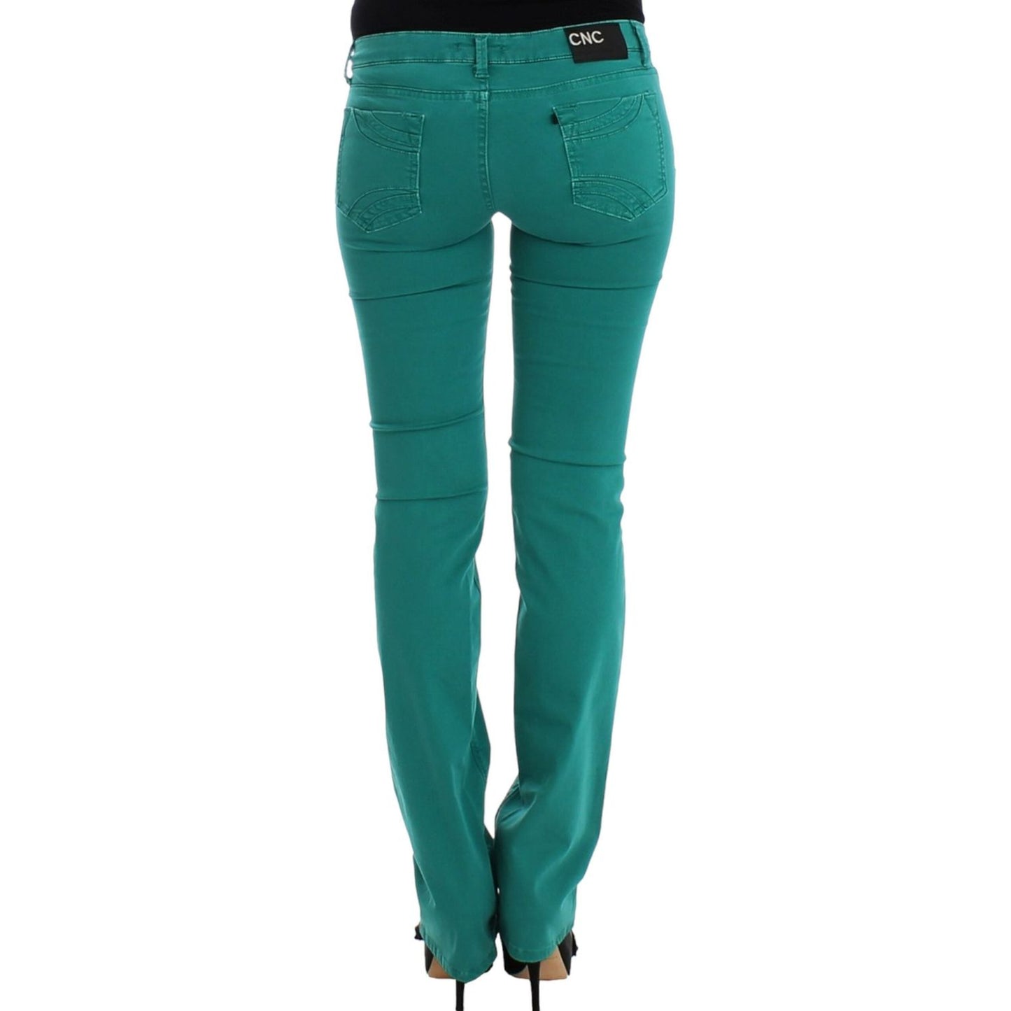 Costume National Green straight leg jeans