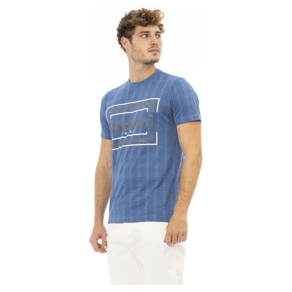 Baldinini Trend Blue Cotton T-Shirt