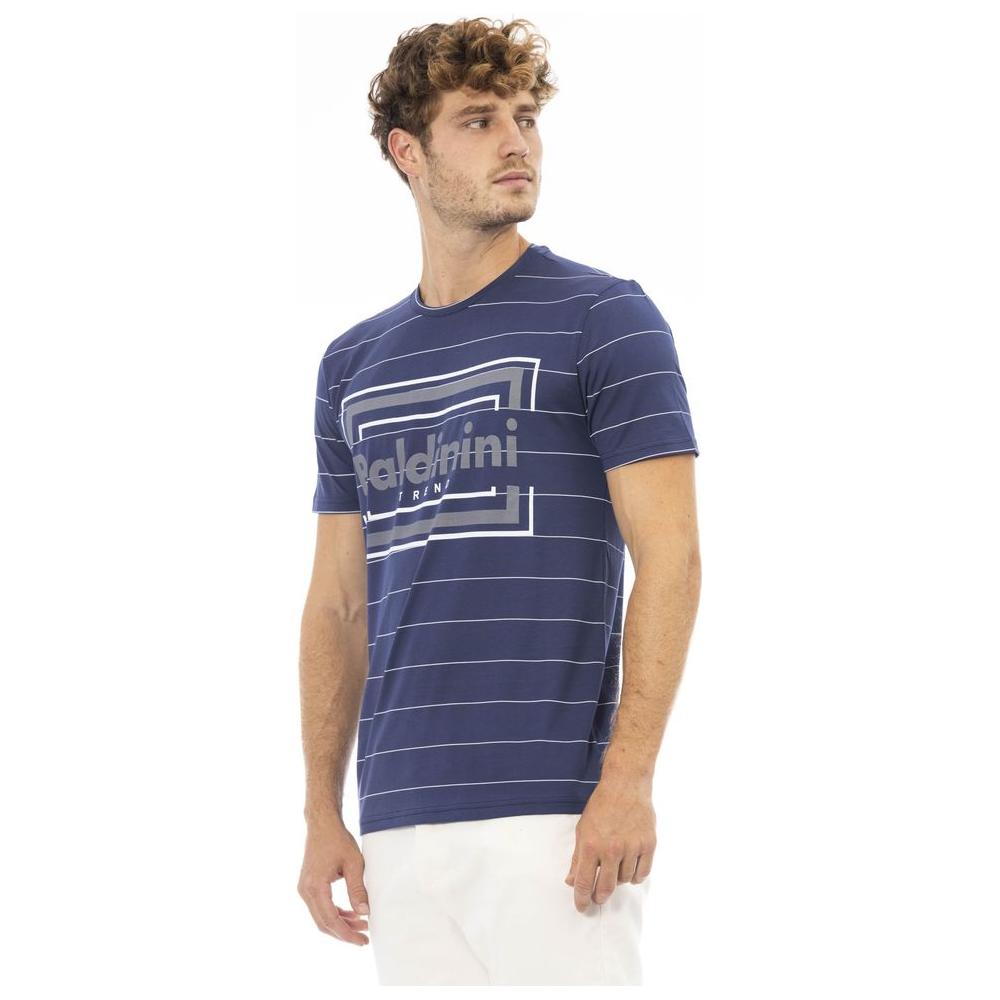 Baldinini Trend Blue Cotton T-Shirt