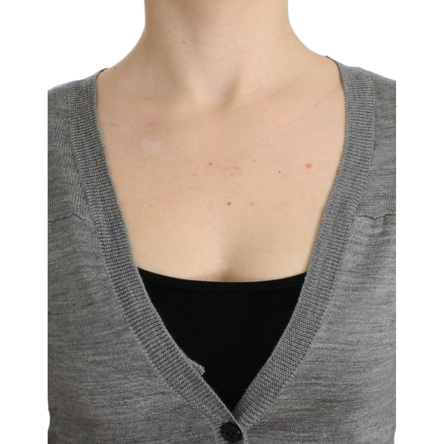 Costume National Gray lightweight cardigan