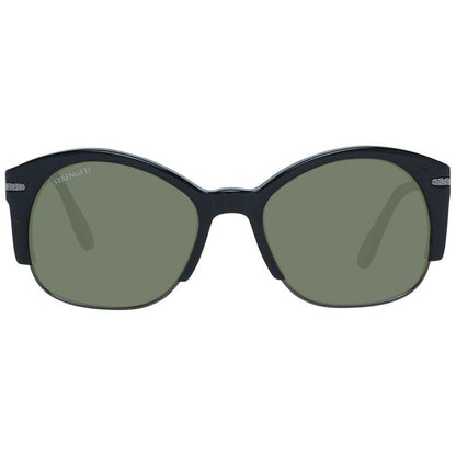 Serengeti Black Acetate & Metal Sunglasses