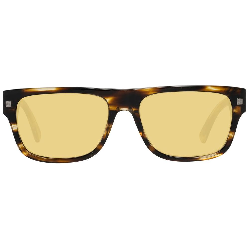 Ermenegildo Zegna Brown Men Sunglasses ERZE-1032606-FBB-161
