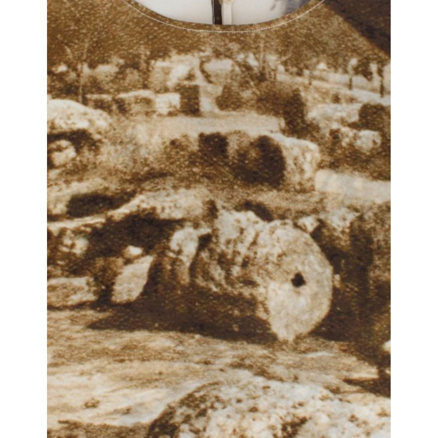 Dolce & Gabbana Brown Taormina silk blouse