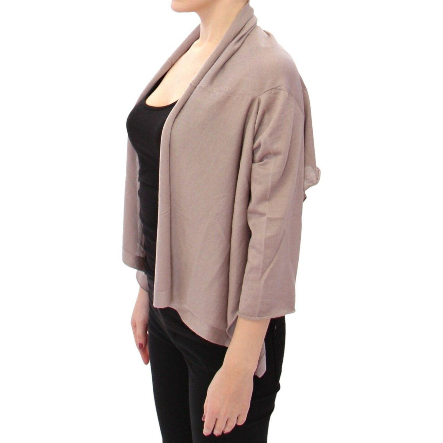 Dolce & Gabbana Shrug Bolero Silk Cashmer Knit Sweater