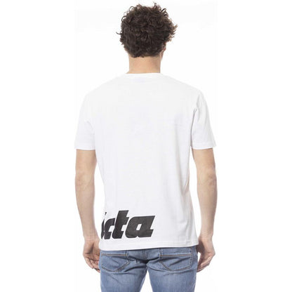 Invicta White Cotton Men T-Shirt