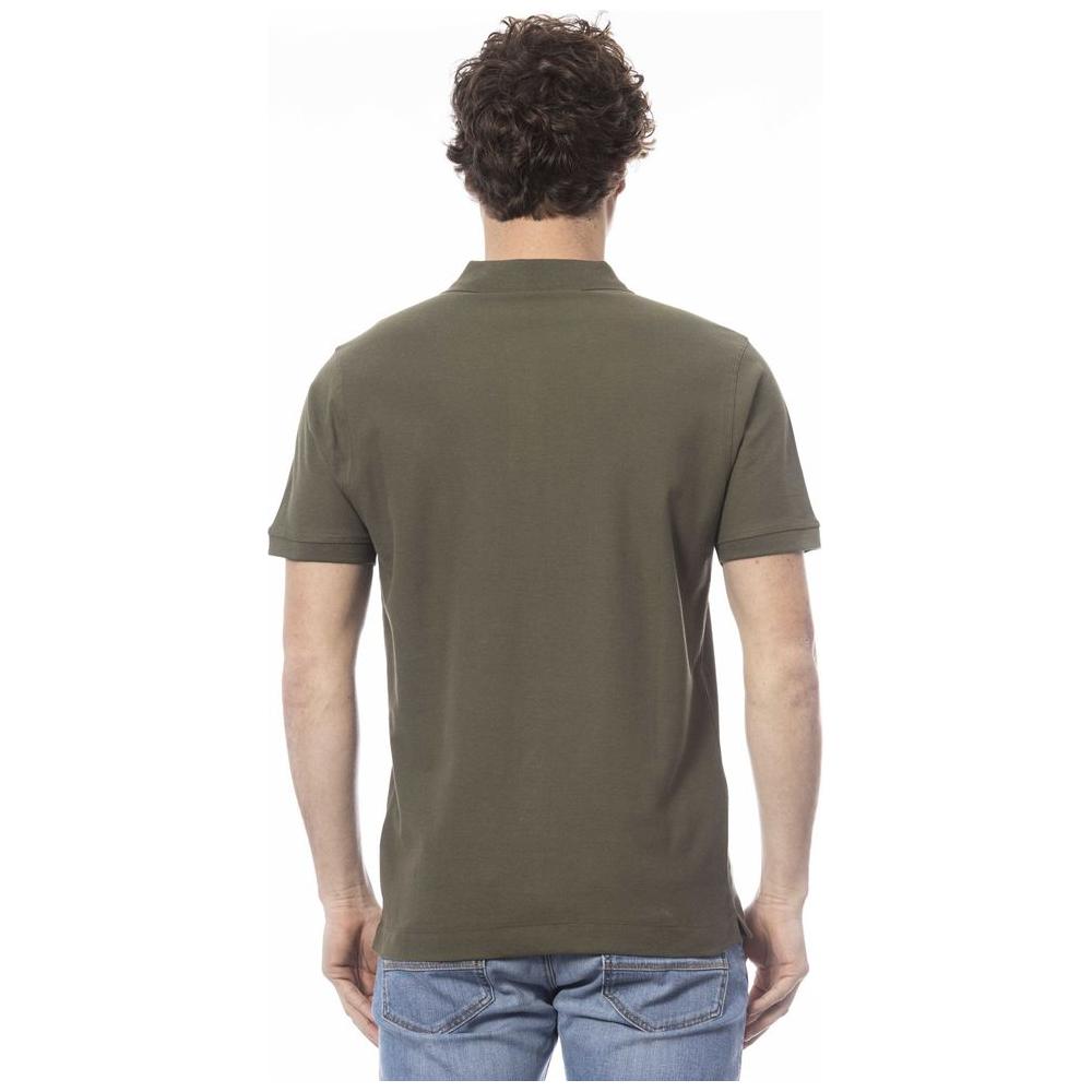 Invicta Green Cotton Men Polo Shirt