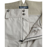Dolce & Gabbana Beige Cotton High Waist Tapered Pants PAN75125-44