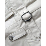 Dolce & Gabbana Beige Cotton High Waist Tapered Pants PAN75125-44