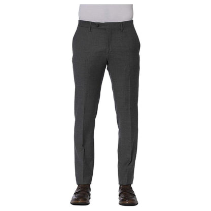 Trussardi Gray Wool Men Trouser